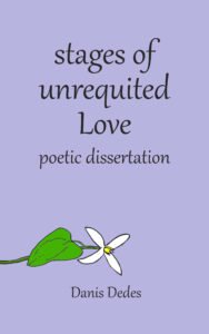 Front cover of the poetry collection "stages of unrequited Love"